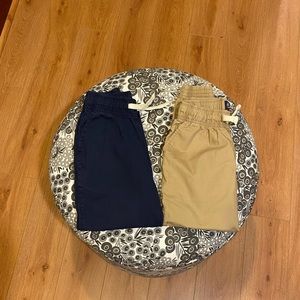 Set of TWO boys pull-on jogger pants, adjustable drawstring